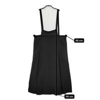 antiqua PK-00323 大人サロペット スカート サロペット ブラック レディース アンティカ【中古】5-0701G△