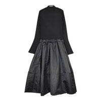 LANVIN en Bleu ドッキング ワンピース ブラック レディース ランバンオンブルー【中古】5-0917T∞
