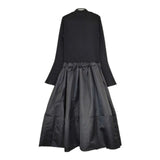 LANVIN en Bleu ドッキング ワンピース ブラック レディース ランバンオンブルー【中古】5-0917T∞