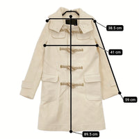 Mackintosh ウール 英国製 NO.DZ サイズ34 ダッフルコート アイボリー レディース マッキントッシュ【中古】5-1007A◆