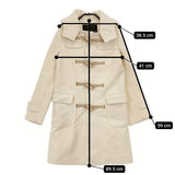 Mackintosh ウール 英国製 NO.DZ サイズ34 ダッフルコート アイボリー レディース マッキントッシュ【中古】5-1007A◆