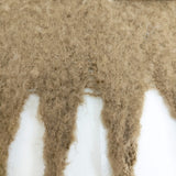 ANT 無地 フリンジ ストール マフラー ブラウン レディース【中古】5-1021T◎