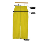 ESTNATION 12-109-09-070083 センタースリット タイトスカート サイズ38 ロングスカート イエロー レディース エストネーション【中古】5-0701M△