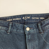 45R/45rpm おこめ納戸納戸デニムのシャルロットパンツ（加工） 定価34100円 8096026 デニムパンツ ブルー レディース フォーティーファイブアールピーエム【中古】5-0701G△