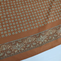 green label relaxing UNITED ARROWS 切替 KC W/A x フハク SCF PRT V/N PO セーター ニット ブラウン レディース グリーンレーベルリラクシング【中古】5-0913T∞