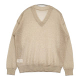 Deuxieme Classe Sheer V/N Mohair Knit 定価37400円 モヘア混 セーター ニット 23AW ベージュ レディース ドゥーズィエムクラス【中古】5-0920T♪