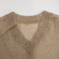 Deuxieme Classe Sheer V/N Mohair Knit 定価37400円 モヘア混 セーター ニット 23AW ベージュ レディース ドゥーズィエムクラス【中古】5-0920T♪