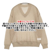 Deuxieme Classe Sheer V/N Mohair Knit 定価37400円 モヘア混 セーター ニット 23AW ベージュ レディース ドゥーズィエムクラス【中古】5-0920T♪