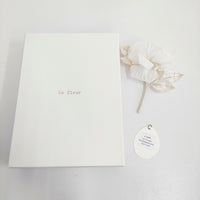 la fleur a2458 naomi コサージュ 定価19800円 ブローチ ホワイト レディース ラフルール【中古】5-0401G♪