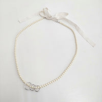la fleur c2459 パールペンダント 定価13200円 ネックレス オフホワイト レディース ラフルール【中古】5-0401G♪