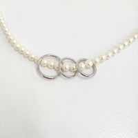 la fleur c2459 パールペンダント 定価13200円 ネックレス オフホワイト レディース ラフルール【中古】5-0401G♪