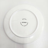 marimekko 未使用 Veljekset プレート 20cm 皿 ホワイト ブラック マリメッコ【中古】5-0401G♪
