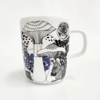 marimekko 未使用 Veljekset マグカップ ホワイト ブラック ユニセックス マリメッコ【中古】5-0401G♪#
