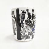marimekko 未使用 Veljekset マグカップ ホワイト ブラック ユニセックス マリメッコ【中古】5-0401G♪#
