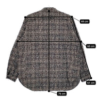 BRU NA BOINNE 新品 バルバスナフシャツ2号 サイズM 4560 定価41800円 長袖シャツ グレー メンズ ブルーナボイン【中古】5-0405M♪