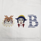 BRU NA BOINNE 新品 BNB-T サイズM 8S263 定価13200円 半袖Ｔシャツ カットソー ホワイト メンズ ブルーナボイン【中古】5-0405S♪