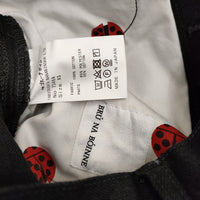 BRU NA BOINNE 新品 フェリシンビッシュブラックパンツ OW てんとう虫 XS 定価29700円 デニムパンツ レディース ブルーナボイン【中古】5-0405G♪