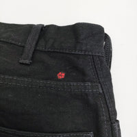 BRU NA BOINNE 新品 フェリシンビッシュブラックパンツ OW てんとう虫 XS 定価29700円 デニムパンツ レディース ブルーナボイン【中古】5-0405G♪