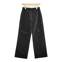ironari 新品 シェルパンツ サイズ0 I-23262 定価25300円 ベルベット イージー パンツ ブラック レディース イロナリ【中古】5-0912T♪