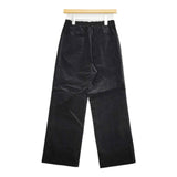 ironari 新品 シェルパンツ サイズ0 I-23262 定価25300円 ベルベット イージー パンツ ブラック レディース イロナリ【中古】5-0912T♪