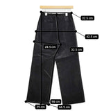 ironari 新品 シェルパンツ サイズ0 I-23262 定価25300円 ベルベット イージー パンツ ブラック レディース イロナリ【中古】5-0912T♪