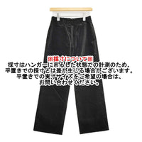 ironari 新品 シェルパンツ サイズ0 I-23262 定価25300円 ベルベット イージー パンツ ブラック レディース イロナリ【中古】5-0912T♪