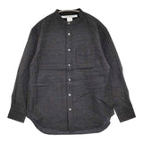 EEL 新品 ATELIER SHIRT サイズXS 定価24750円 E-24463 ウールコットン 長袖シャツ チャコールグレー レディース イール【中古】5-0912T♪