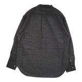 EEL 新品 ATELIER SHIRT サイズXS 定価24750円 E-24463 ウールコットン 長袖シャツ チャコールグレー レディース イール【中古】5-0912T♪
