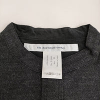 EEL 新品 ATELIER SHIRT サイズXS 定価24750円 E-24463 ウールコットン 長袖シャツ チャコールグレー レディース イール【中古】5-0912T♪