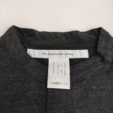 EEL 新品 ATELIER SHIRT サイズXS 定価24750円 E-24463 ウールコットン 長袖シャツ チャコールグレー レディース イール【中古】5-0912T♪