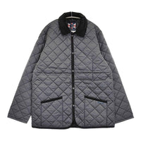 LAVENHAM 新品 DENHAM MENS 20 サイズXL 定価55000円 SLJ9003 キルティングジャケット ブラック メンズ ラベンハム【中古】5-0912T♪