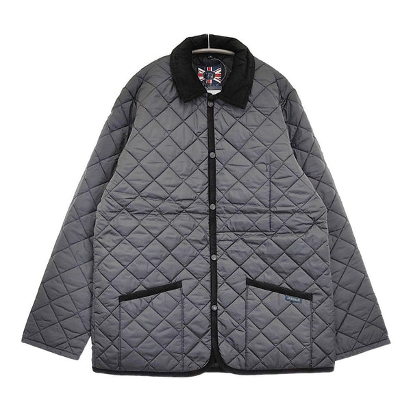 LAVENHAM 新品 DENHAM MENS 20 サイズXL 定価55000円 SLJ9003 キルティングジャケット ブラック メンズ ラベンハム【中古】5-0912T♪