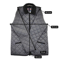 LAVENHAM 新品 DENHAM MENS 20 サイズXL 定価55000円 SLJ9003 キルティングジャケット ブラック メンズ ラベンハム【中古】5-0912T♪