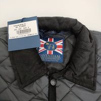 LAVENHAM 新品 DENHAM MENS 20 サイズS 定価55000円 SLJ9003 キルティングジャケット ブラック メンズ ラベンハム【中古】5-0912T♪