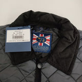 LAVENHAM 新品 DENHAM MENS 20 サイズXS 定価52800円 SLJ9003 キルティングジャケット ブラック メンズ ラベンハム【中古】5-0912T♪