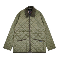 LAVENHAM 新品 DENHAM MENS 20 サイズS 定価55000円 SLJ9003 キルティングジャケット カーキ メンズ ラベンハム【中古】5-0912T♪