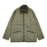 LAVENHAM 新品 DENHAM MENS 20 サイズS 定価55000円 SLJ9003 キルティングジャケット カーキ メンズ ラベンハム【中古】5-0912T♪