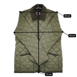 LAVENHAM 新品 DENHAM MENS 20 サイズS 定価55000円 SLJ9003 キルティングジャケット カーキ メンズ ラベンハム【中古】5-0912T♪