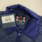 LAVENHAM 新品 DENHAM MENS 20 サイズXS 定価52800円 SLJ9003 キルティングジャケット ブルー メンズ ラベンハム【中古】5-0912T♪