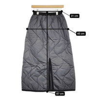 LAVENHAM 新品 Quilted Skirt Womens 10 LE10112 定価55000円 キルティング ロングスカート ブラック レディース ラベンハム【中古】5-0912T♪#