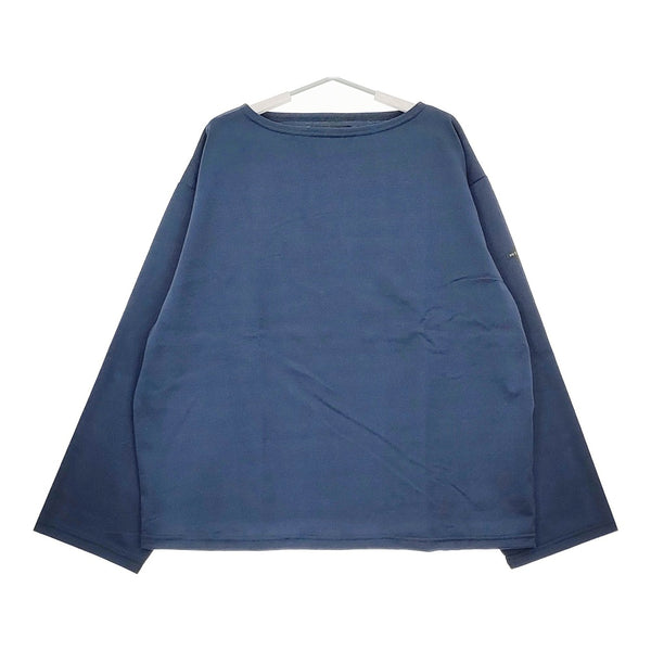 OUTIL 新品 TORICOT AAST サイズ3 OU-C007 定価24200円 バスクシャツ 長袖Ｔシャツ カットソー ロンＴ ネイビー メンズ ウティ【中古】5-0405M♪