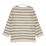 OUTIL 新品 TORICOT NAY OU-C008-1 サイズ0 定価30800円 ジャガードニット カットソー ベージュ グレー レディース ウティ【中古】5-0405M♪