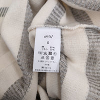 OUTIL 新品 TORICOT NAY OU-C008-1 サイズ0 定価30800円 ジャガードニット カットソー ベージュ グレー レディース ウティ【中古】5-0405M♪