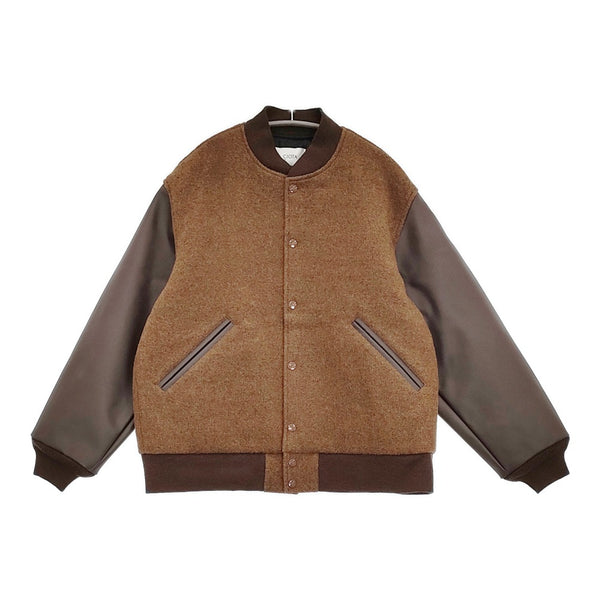 CIOTA 新品 Stadium Jumper サイズ4 定価69300円 BZLM-117 スタジャン ブラウン メンズ シオタ【中古】5-0912A♪