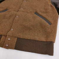 CIOTA 新品 Stadium Jumper サイズ4 定価69300円 BZLM-117 スタジャン ブラウン メンズ シオタ【中古】5-0912A♪