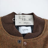 CIOTA 新品 Stadium Jumper サイズ5 定価69300円 BZLM-117 スタジャン 24AW ブラウン メンズ シオタ【中古】5-0912A♪