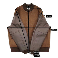CIOTA 新品 Stadium Jumper サイズ5 定価69300円 BZLM-117 スタジャン 24AW ブラウン メンズ シオタ【中古】5-0912A♪