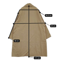 EEL 新品 HOME COAT サイズM 定価57200円 E-22169 ステンカラーコート ブラウン メンズ イール【中古】5-0912T♪#