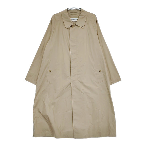 CIOTA Balmacaan Coat タイプライタークロス COLM-109 サイズ6 定価69300円 ステンカラーコート ベージュ メンズ シオタ【中古】5-0405M♪