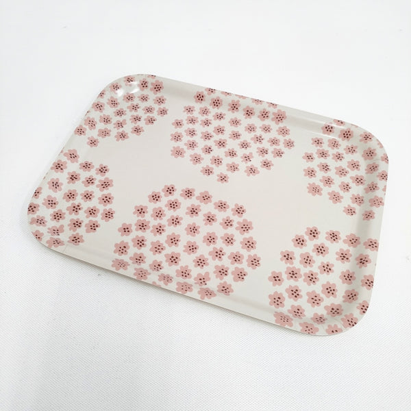 marimekko タリンクシリヤライン限定 プケッティ トレイ お盆 その他雑貨 ピンク レディース マリメッコ【中古】5-0603G◎